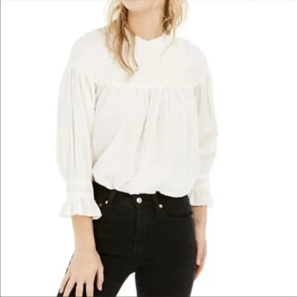NWT Free People Obi Mila Smocked Tunic Top
